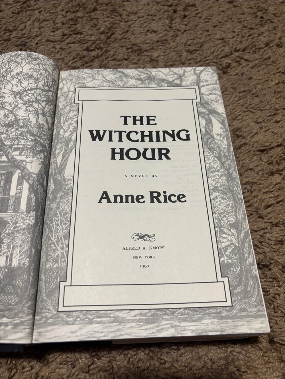 Rare First Edition The Witching Hour Anne Rice!